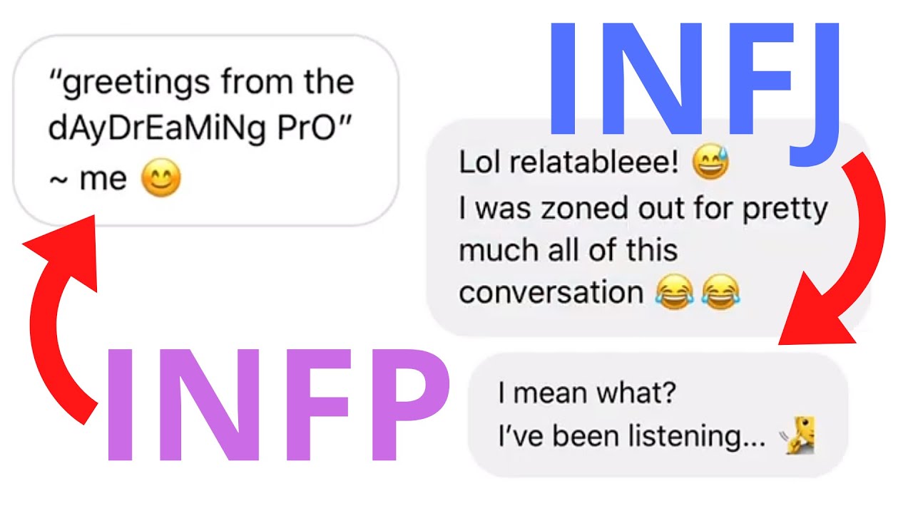 Nf Types On A Group Chat Infj Infp Enfp Enfj Youtube Nf Types On A Group Chat Infj Infp Enfp Enfj Youtube