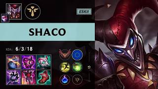 (eskii) Shaco Support vs Nautilus - EUW Grandmaster Patch 26.11