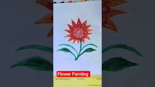 Flower Painting | Flower Painting  Easy #art #painting #shots  #ytshorts