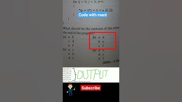 GATE 2008 Programming Questions in C language,2 Marks ,A C program is given below...#GATE #CS