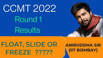 CCMT 2022 Round 1 Results / Float, Retain Or Slide / Live Q n A #iit #gate2022 #mtech #ccmt2022