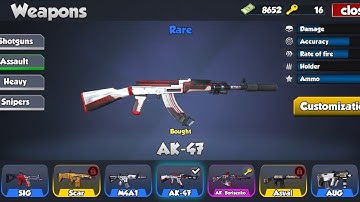 PART-2 KUBOOM WEAPON AK47 AND SCORPION BEST GUN