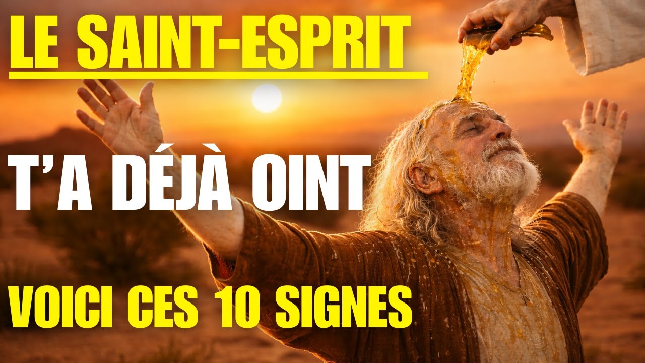 Voici 10 signes que le Saint-Esprit t’a oint sans que tu le réalises