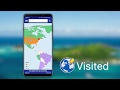 Visited travel app  your personalized travel map