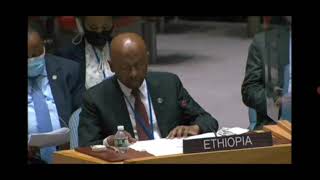 Engineer Sileshi Bekele speech at the security council July 9 - 2021