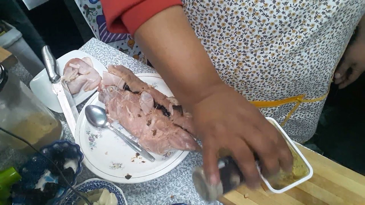 lomo mechado (en olla express)