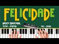 Felicidade Lupicinio Rodrigues instrumental tutorial teclado partitura piano cover roland ea7