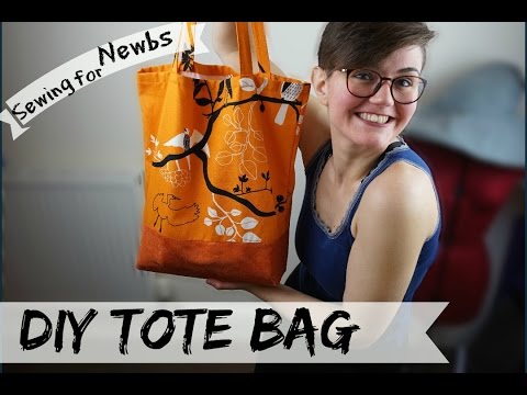 Sewing for Newbs I ep.9: DIY Tote Bag @CraftGyver