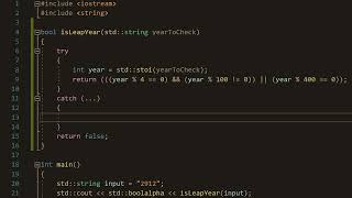 C++ How to Check if a Year Is a Leap Year (Simple Date Validation)