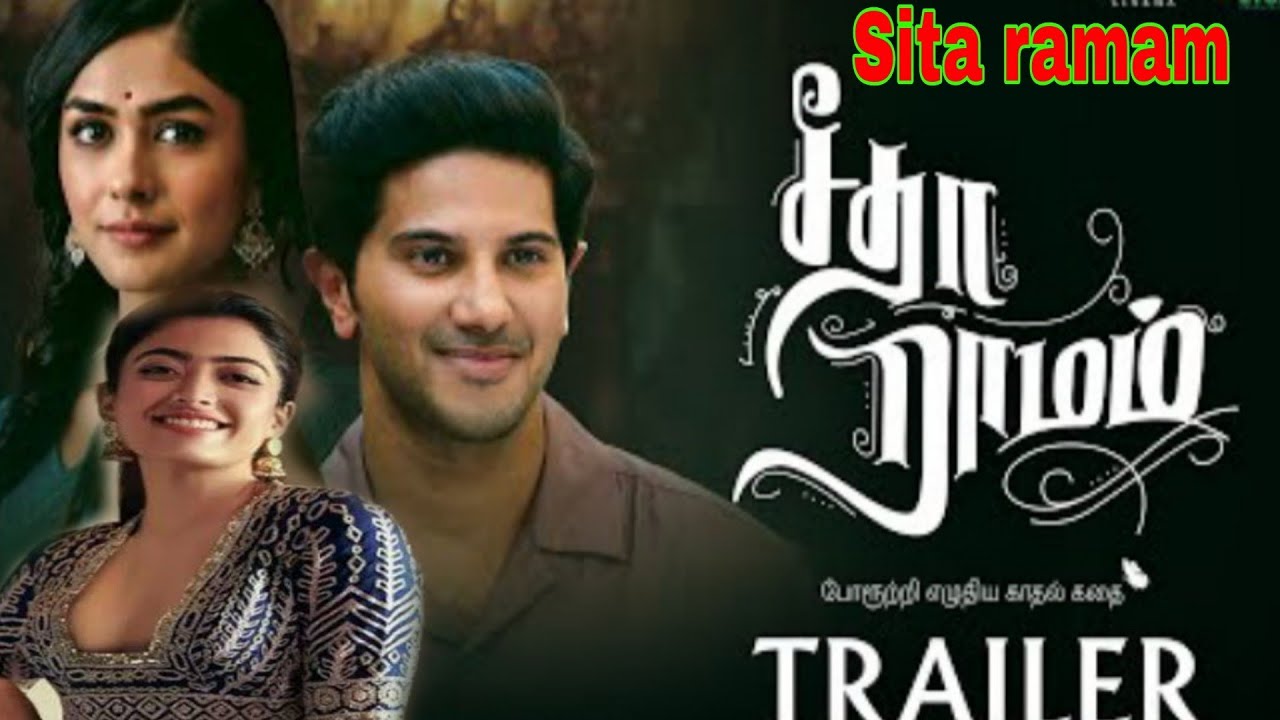 Rashmika Sita Ramam Trailer In Hindi Official movie Sita Ram movie