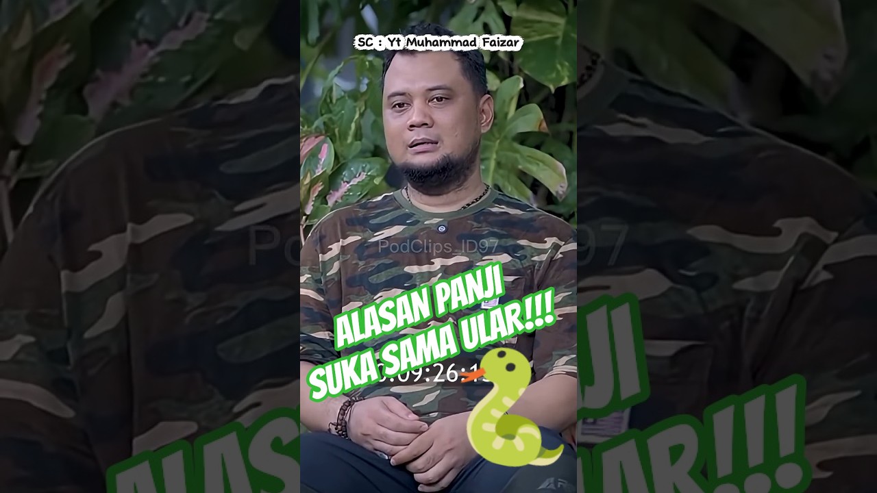 Alasan Panji Suka ular 🐍 