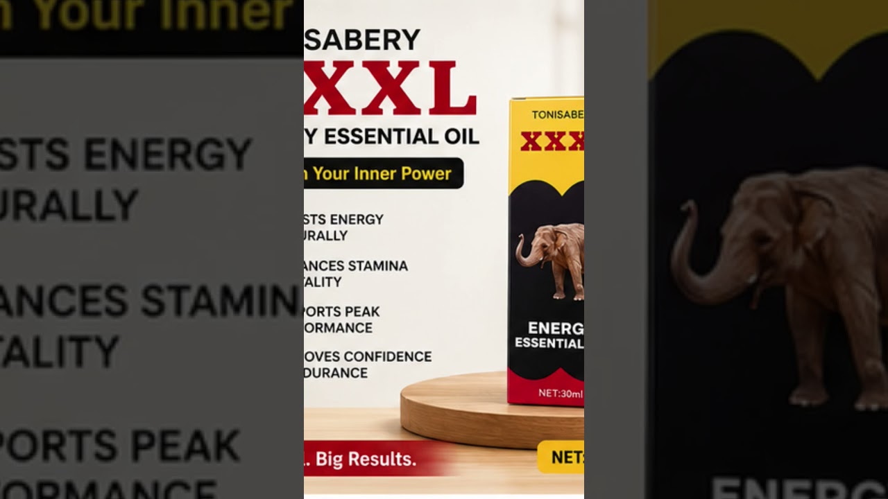 TONISABERY XXXL ENERGY ESSENTIAL OIL — Power Your Confidence!
