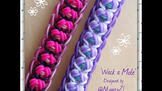 New "Wack a Mole" Rainbow Loom Bracelet/How To Tutorial