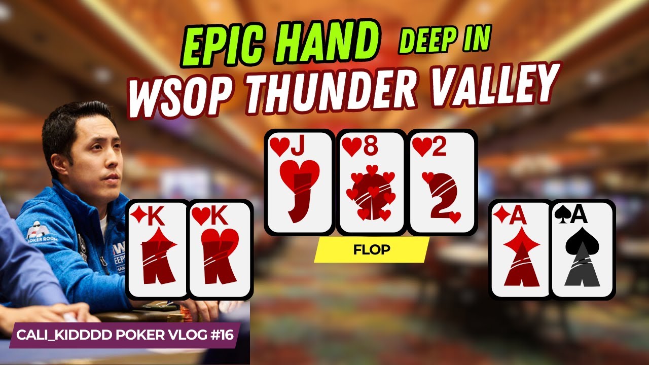 HUGE FLOP FOR POCKET KINGS vs POCKET ACES! POKER VLOG 16 YouTube