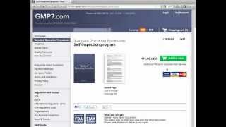 Self-Inspection Program - GMP SOP - Standard Operation Procedure
