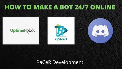 How To Make A Bot 24/7 Online | Uptime robot|