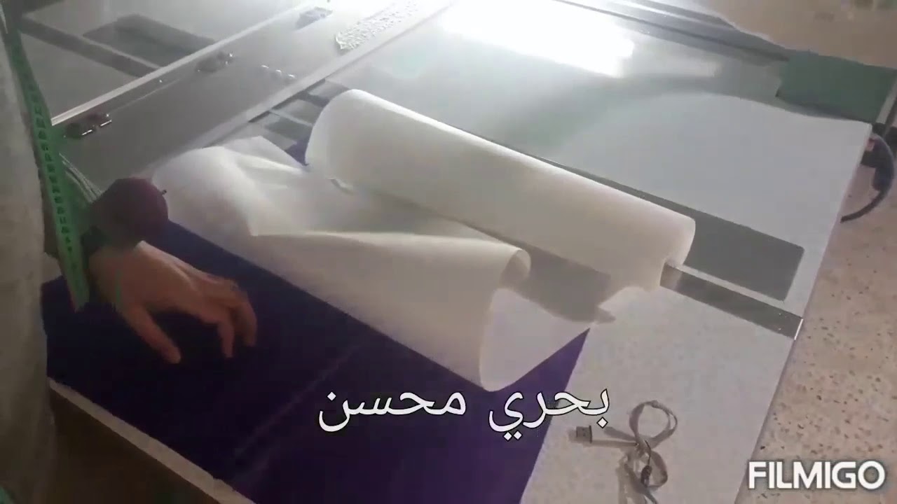 تشغيل ماكنة تطريز الكتروني طرز و فتلة