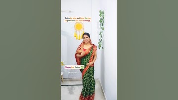 how to fix pallu on head | saree draping tips #shorts #short #youtubeshorts #saree