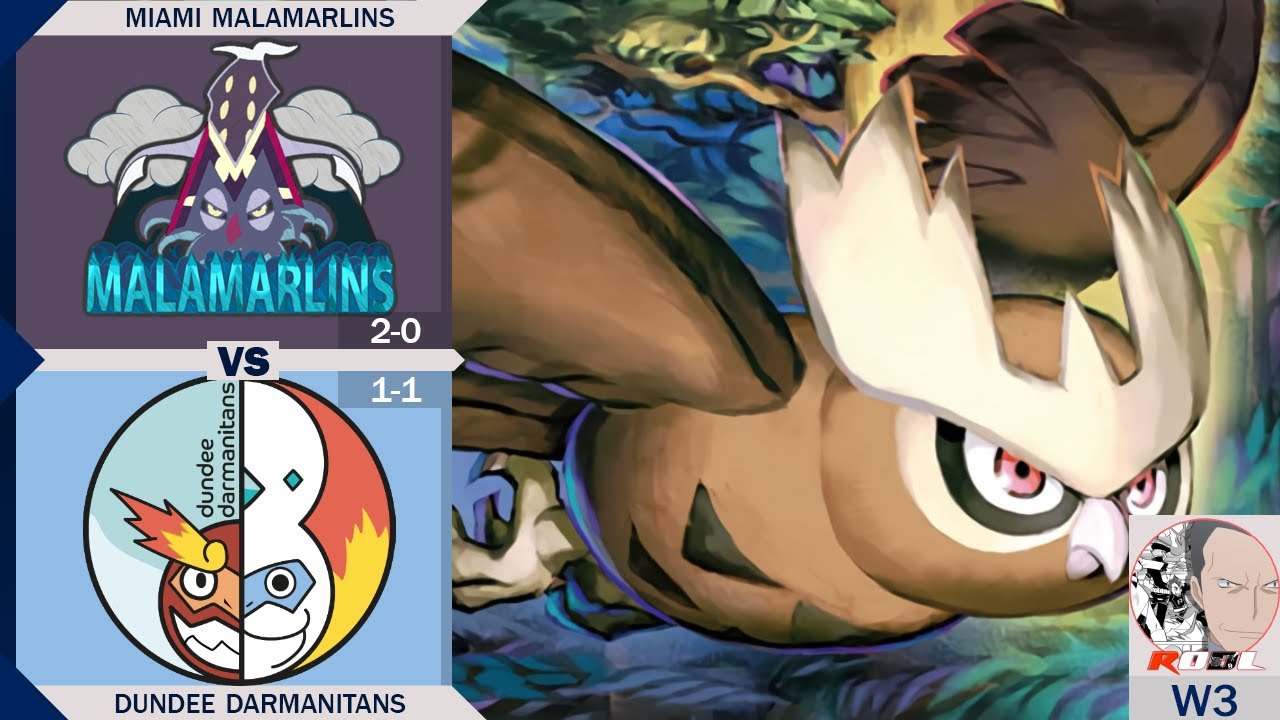 Double Dance Noctowl: The Underrated Sweeper! | RODL W3 | Miami Malamarlins vs Dundee Darmanitans