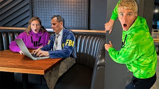 CAUGHT my sister on a date with an FBI AGENT... (top secret)