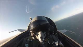 Volando Sobre Magallanes en un caza F-5 E Tigre III Plus