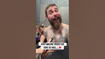 Thumbnail of Post Malone Treats His Fans So Well #postmalone