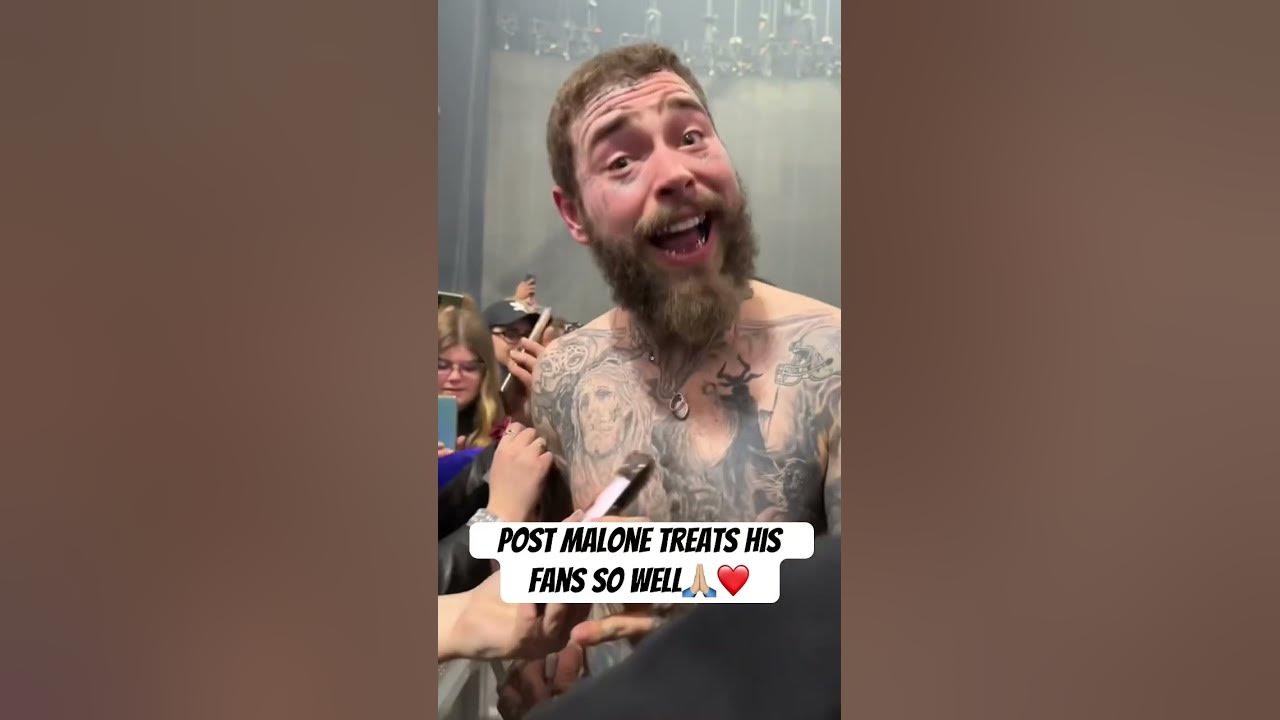 Post Malone Treats His Fans So Well #postmalone Post Malone Treats His Fans So Well #postmalone