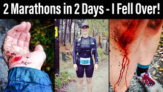 I CANT STAY UPRIGHT?! Running 2 Marathons in 2 Days with Its Grim Up North Running.