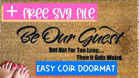 How To Make An Amazing Cricut Doormat With Flex Seal