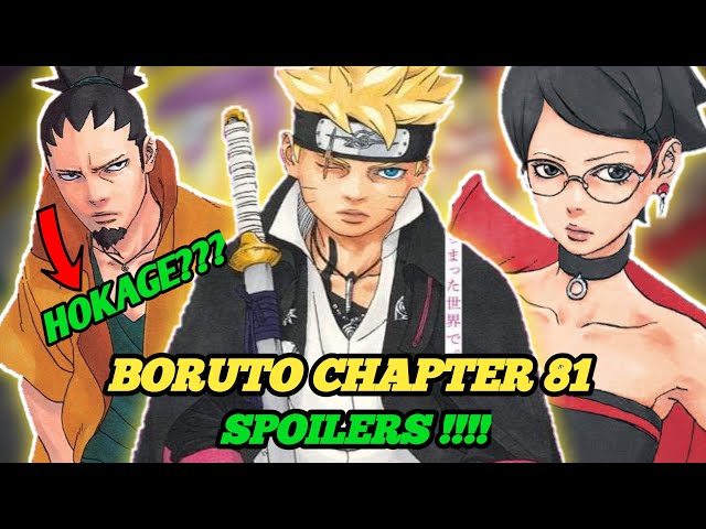 Boruto Chapter 81 Spoilers: When Will They Come Out? - Anime Alert