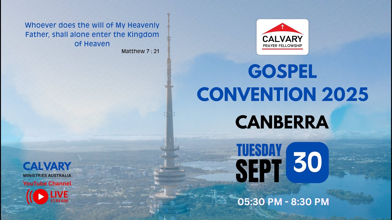 Canberra Convention | 30 September 2025 | 05:30pm