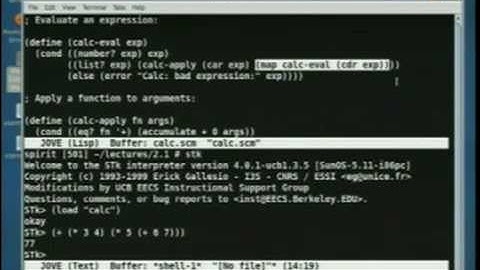 L11 Example Calculator | UC Berkeley CS 61A, Spring 2010