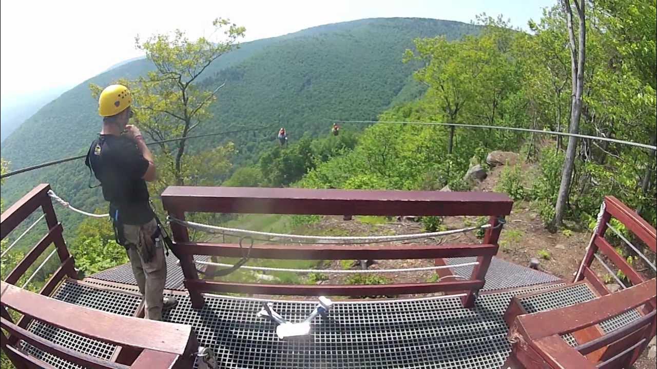 Hunter Mountain Zipline Tours YouTube