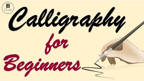 Calligraphy italic capital 