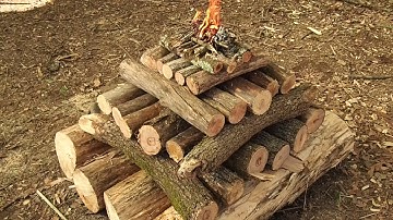 Fire lays with Patrick and Reuben