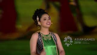 Opening Ceremony Asian Games 2018-Medley lagu-lagu daerah (Indonesia's traditional songs)
