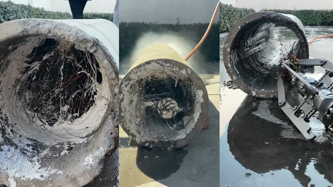 The Chain Armor Defender Nozzle is made for serious pipe cleaning 💥⚙️Designed for 150–400 mm pipes