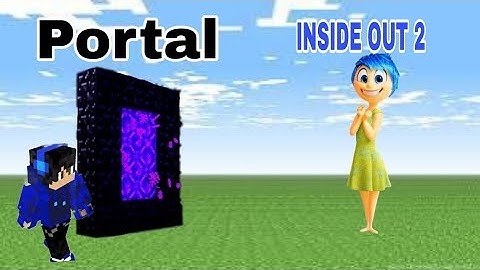 How To Make A Portal To The INSIDE OUT 2 Dimension in Minecraft PE