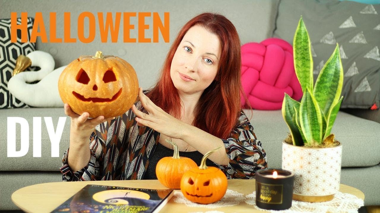 HALLOWEEN | DIY Κολοκύθα για το Halloween | Φτιάχνω για πρώτη φορά κολοκυθες | Natalie's Cozyland