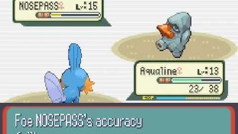 Pokemon Sapphire Mudkip Only Run