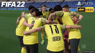 FIFA 22 - Hertha Berlin Vs. Borussia Dortmund (PS5) 4K HDR