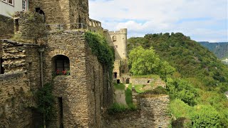 Burg Rheinfels (Rheinfels Castle) medieval ruins on the Rhine River, Germany
