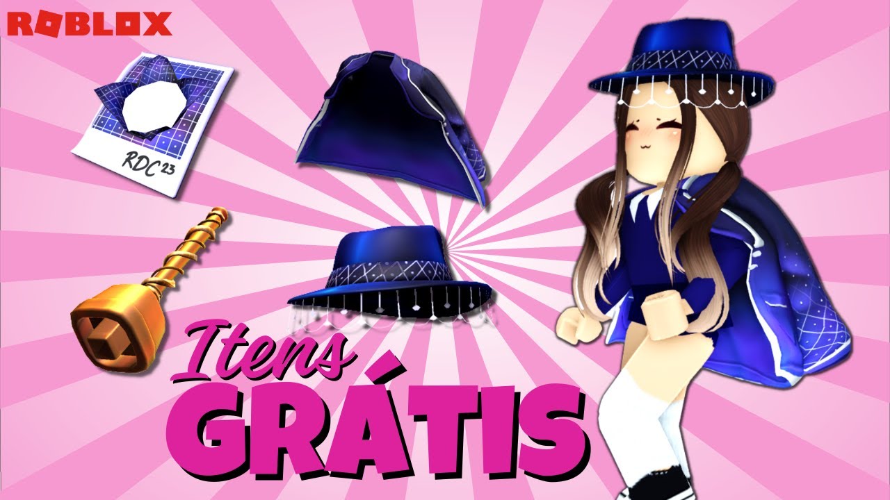 PEGUE +2 ITENS LIMITED AGORA NO ROBLOX E +1 CABELO TOTALMENTE GRATUITO 