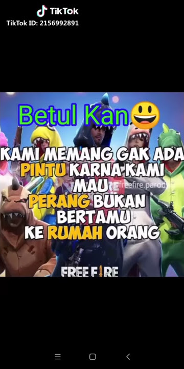 Kami FF bukan pubg