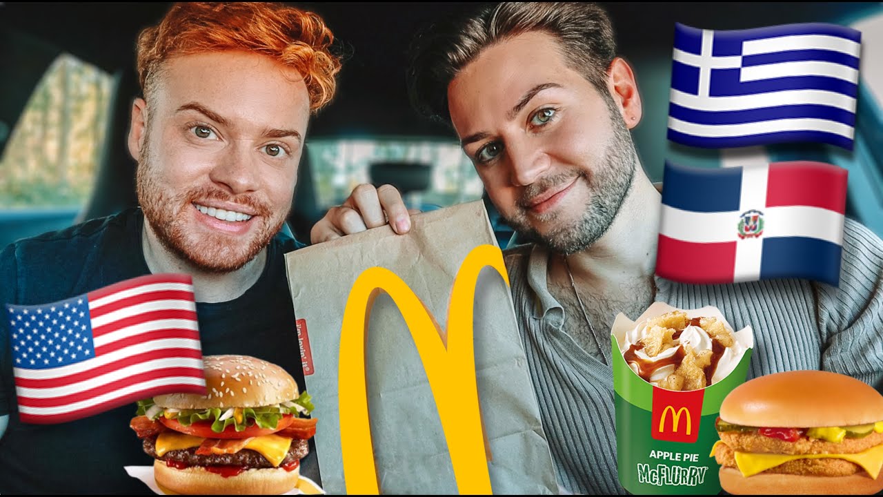 PROVÁMOS hambúrgueres do MCDONALD'S que NÃO EXISTEM em Portugal!! 🍔