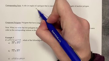 6.1 Triangle Inequalities & 6.2 Exploring Congruence