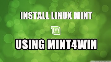 Install Linux Mint from Windows using mint4win