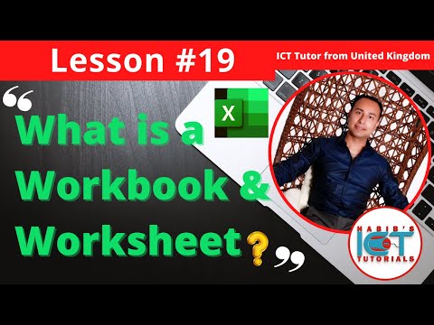 Lesson 19: What is a Workbook & Worksheet in Excel | Difference between Workbook & Worksheet