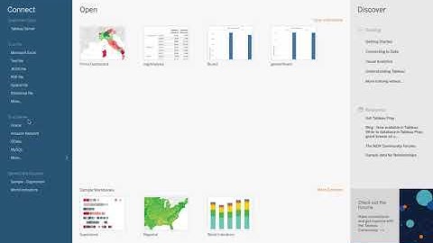 Use Tableau connect to datasets on a SOCRATA Open Data Portal