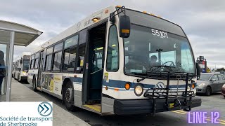 STS SHERBROOKE 55101 NOVABUS LFS RIDE